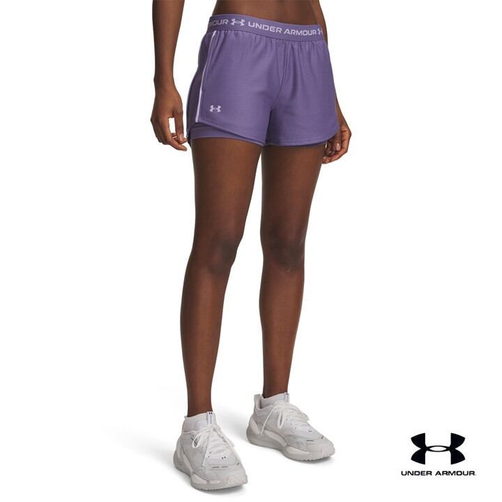 Under Armour กางเกงขาสั้นทูอินวันสำหรับผู้หญิง UA Tech™ Play Up