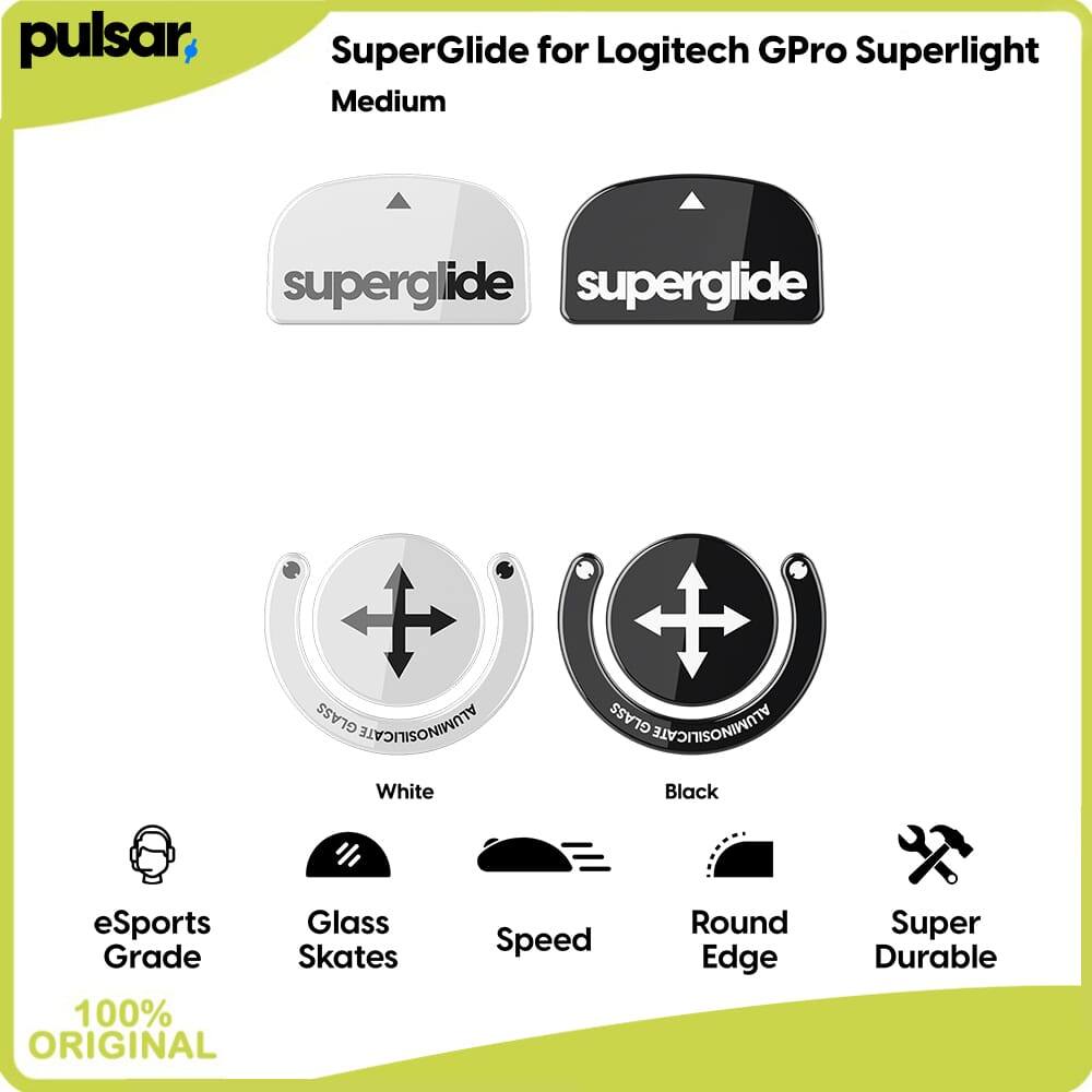 LOGITECH อุปกรณ์เสริมเมาส์สําหรับเล่นเกม-SuperGlide Pulsar SuperGlideสําหรับLogitech Ultra Smooth Lo