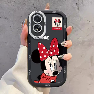 เคสสำหรับ OPPO A18 A38 เคสโทรศัพท์หนูซิลิโคนกันกระแทก