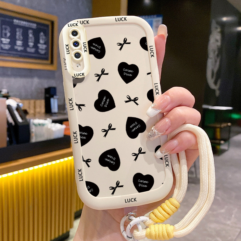 เคส Samsung A50 A50s A30s เคส Small Love พร้อมเชือกเส้นเล็ก