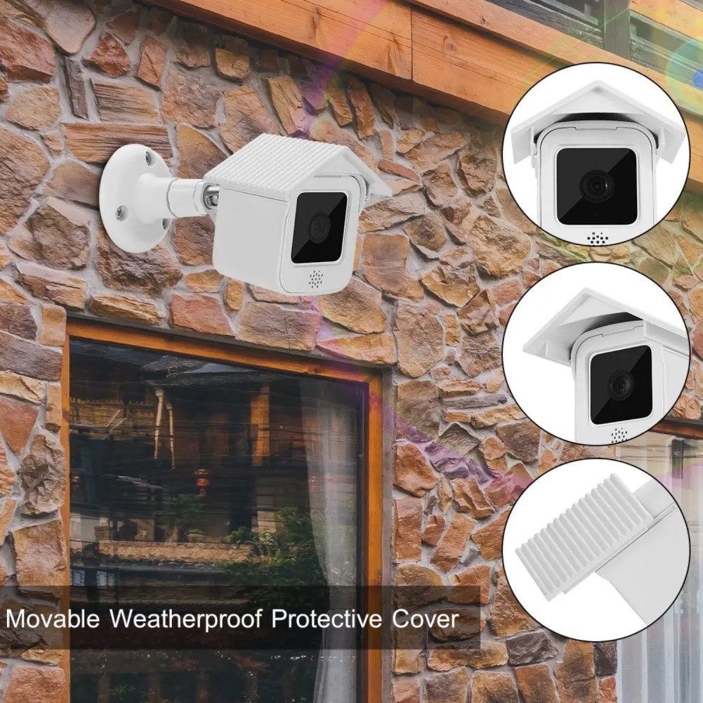 [ใหม่] สําหรับ Wyze Cam สําหรับ V3 Weatherproof ฝาครอบป้องกันพร้อมผนังหมุนได้ 360 องศา