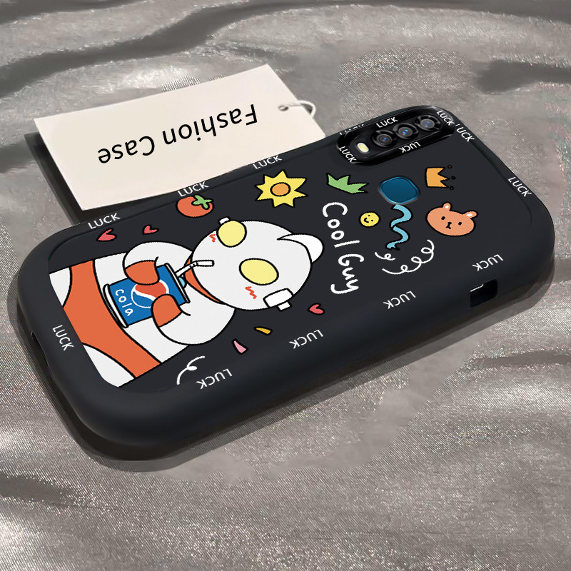 เคสสำหรับ VIVO Y12 Y15 Y17 Y11 2019 Y12i Y3 Y3s 2020 เคสโทรศัพท์อุลตร้าแมนไดโนเสาร์ซิลิโคนกันกระแทก