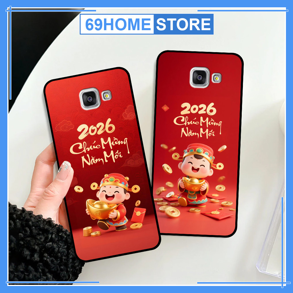 เคส Samsung A3 2016 / A5 2016 / A7 2016 พิมพ์ลายภาพปีใหม่นําโชค