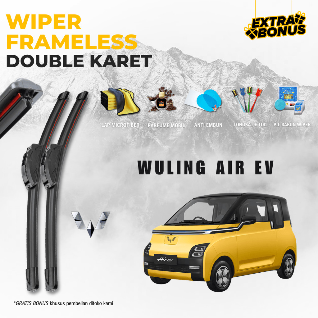 Wuling Air Ev ที่ปัดน้ําฝนกระจกรถยนต์คู่ฟรี 5 โบนัส