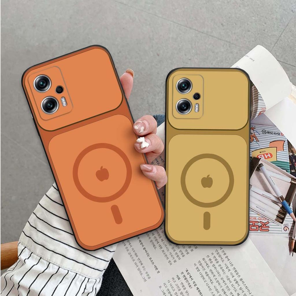 เคส Xiaomi Poco X4 GT / X4 Pro พร้อมฝาหลังวงแหวนชาร์จ apple พิมพ์หรูหรา