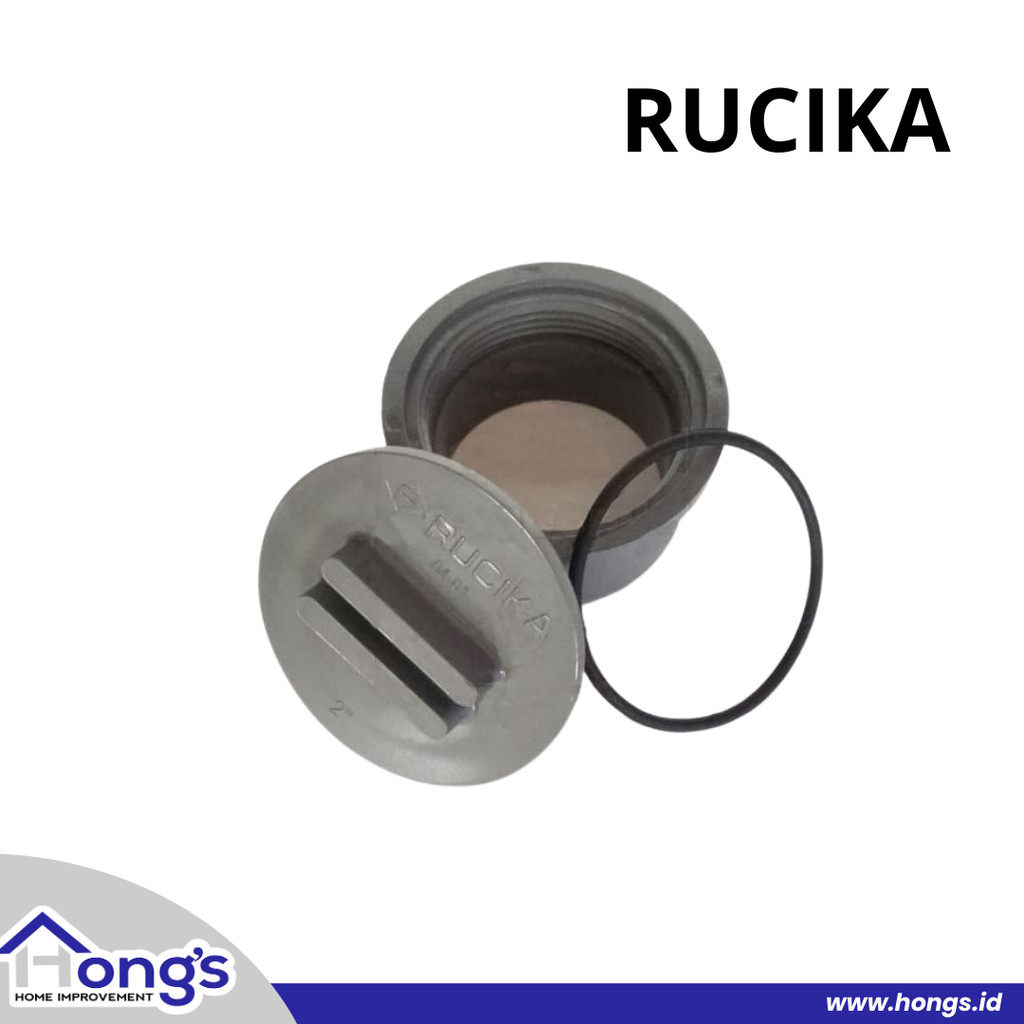 Co Rucika D 4 นิ้ว Rucika Clean Out Pvc Grey Drain Cover Sepic Tank 4"