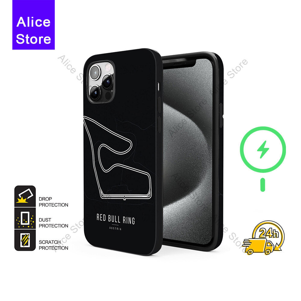 L แหวน F1 Track เคสโทรศัพท์สําหรับ iPhone 17 Pro Max / iPhone 16 Pro Max / 15 Pro Max / 13 เคสป้องกั