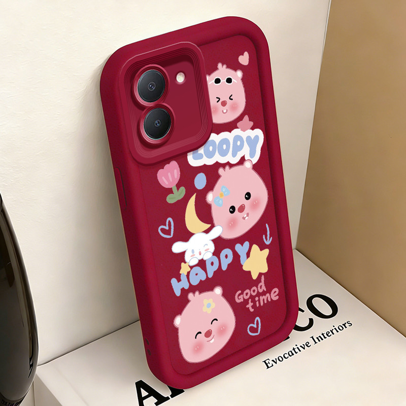 เคส Hp สําหรับ VIVO Y36 4G Y36 5G Y27 4G Y27 5G Y27s Y77T Y78 5G Y78 Plus 5G Case Cute little pink b