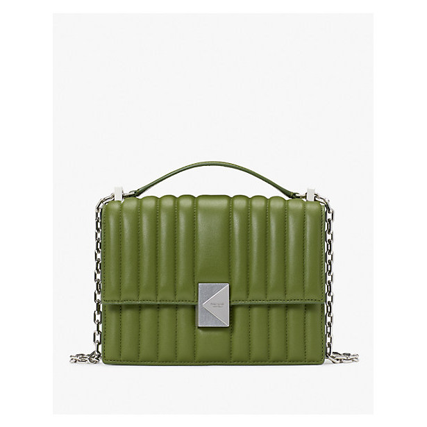 Kate Spade KI561 Y0Z Deco Chain Shoulder กระเป๋าสะพายผู้หญิง สี Jungle Vine