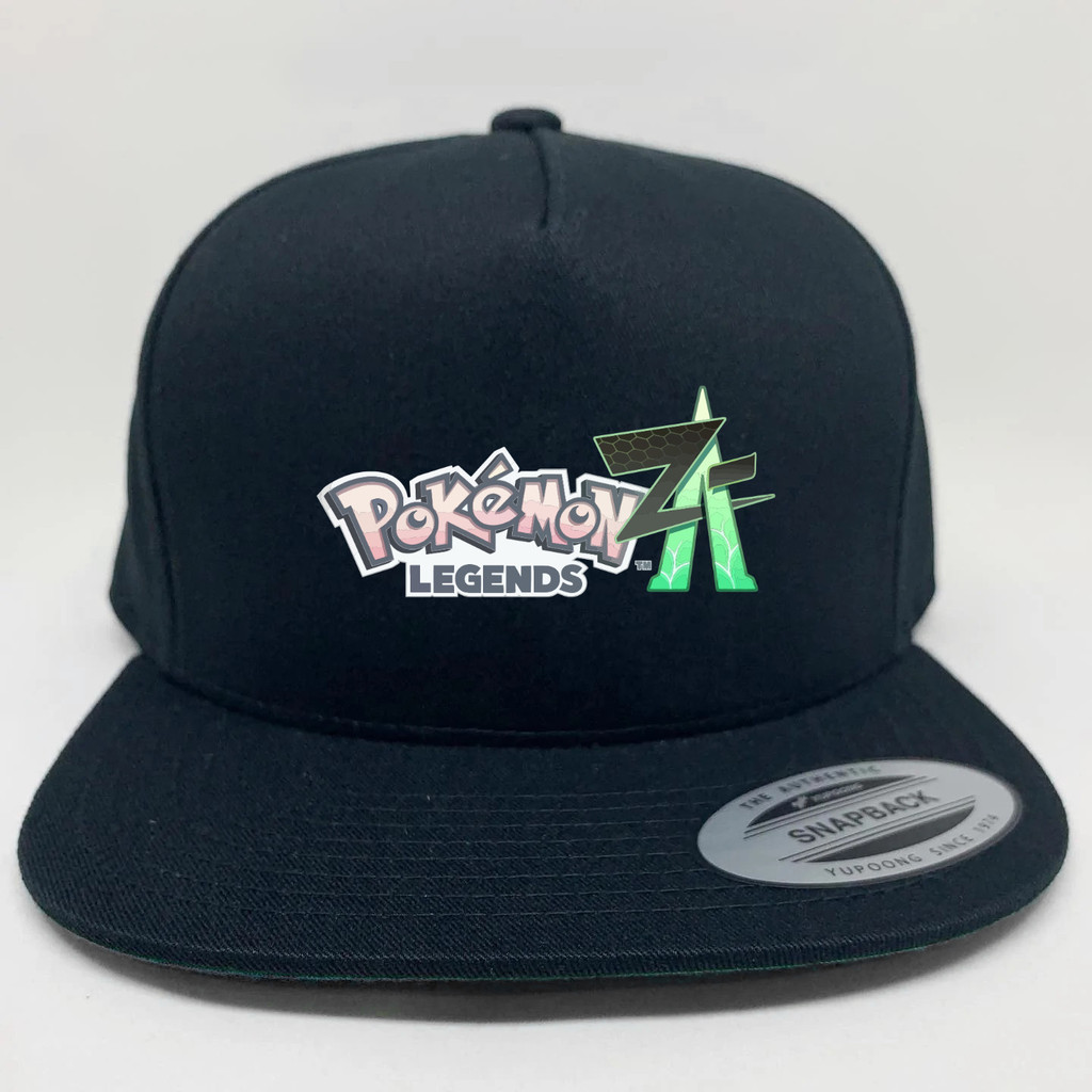 หมวก Snapback สําหรับเล่นเกม Pokemon Legends ZA Logo Nintendo Switch 2