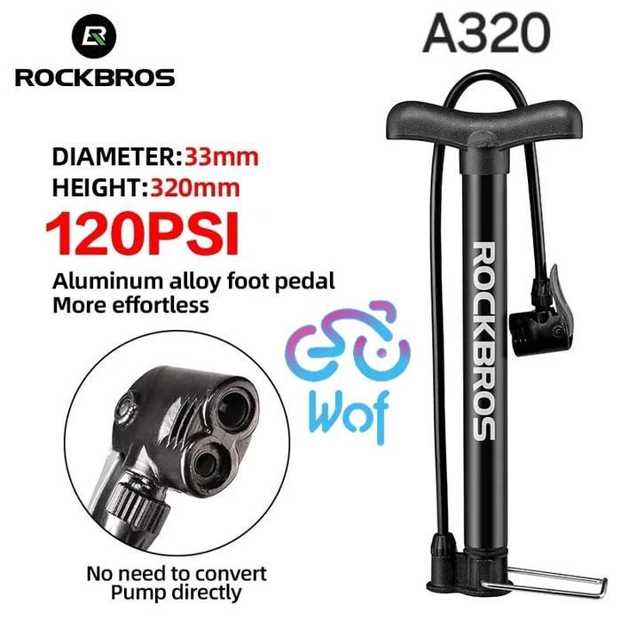 ROCKBROS A320 120psi ที่สูบลมยางจักรยาน AV/FV