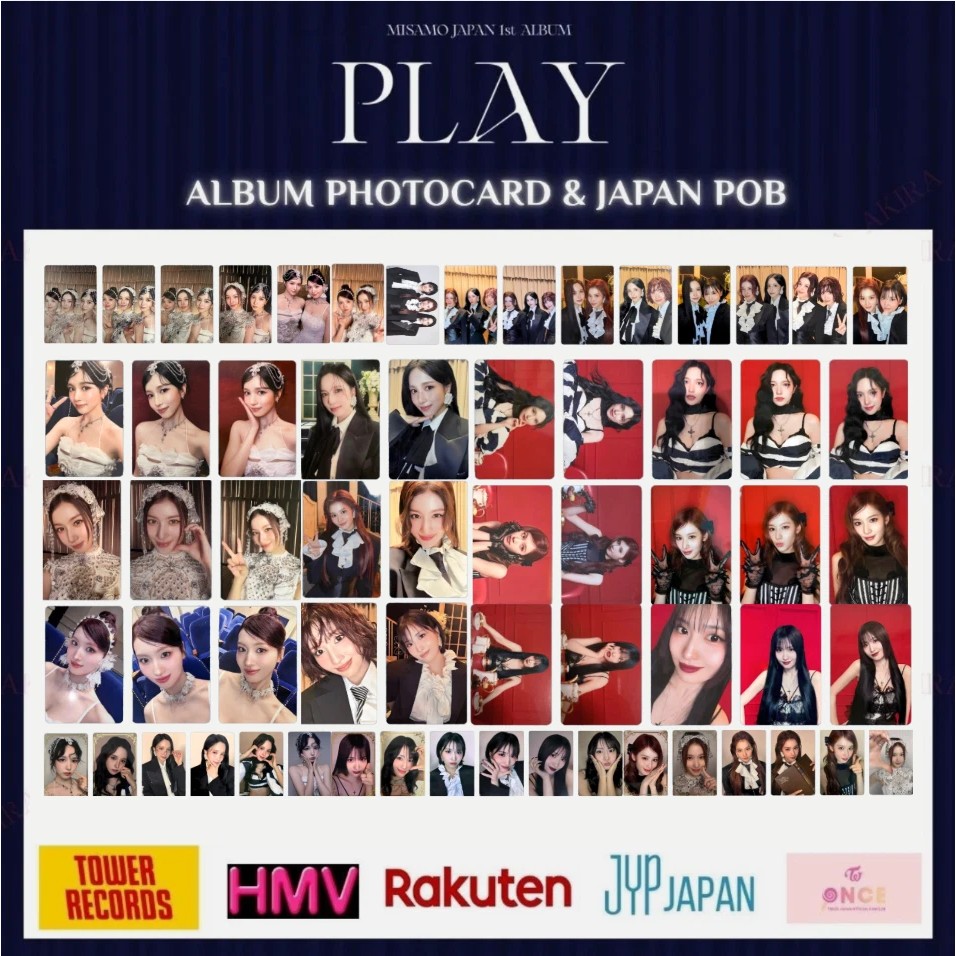 TWICE MISAMO JAPAN ALBUM PLAY POB TR ONCE JYP HMV RAKUTEN SEOWING SEVEN OFFICIAL