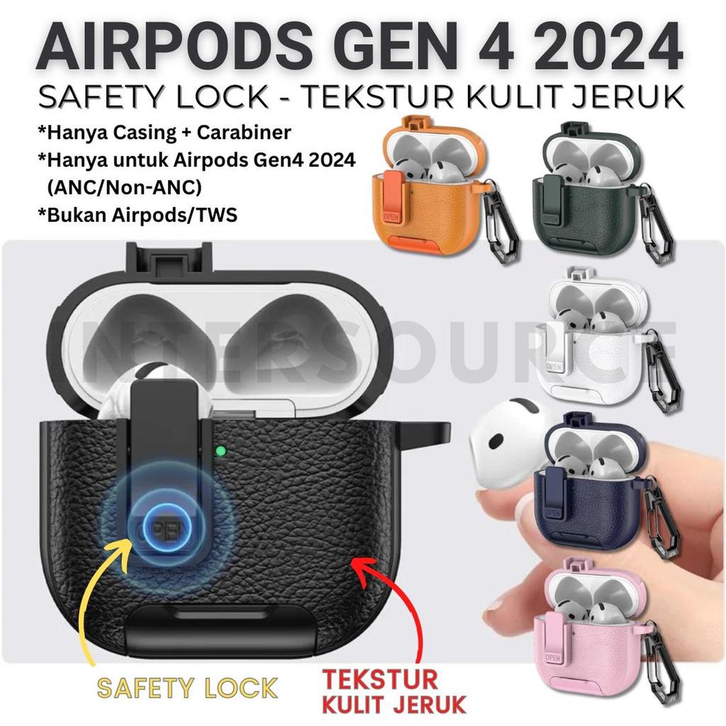 AirPods Gen 4 2024 เคสกันกระแทก | เจน4 | รุ่นที่ 4 | ANC / Non-ANC | เคสกันกระแทก Airpod พื้นผิวเปลื