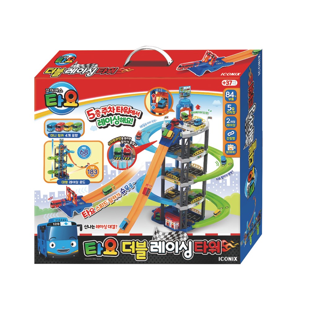 Tayo Double Racing Tower ทาโย ชุดหอคอยแข่งรถรางคู่ TYT122015