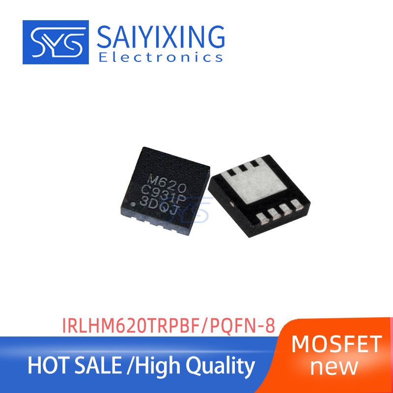 10PCS ใหม่ IRLM620TRPBF ผ้าไหมพิมพ์ M620 บรรจุภัณฑ์ PQFN-8 N ช่อง 20V 406A Field Effect หลอด