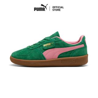 PUMA Kids รองเท้าผ้าใบเด็กโต Palermo สีเขียว - 39727142