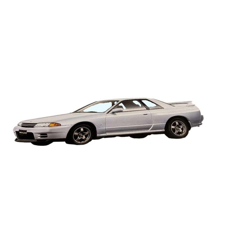 【Direct from Japan】รถจำลอง Nissan R32 Skyline GT-R สีขาวคริสตัล จาก Rakupla【Japan Exclusive】