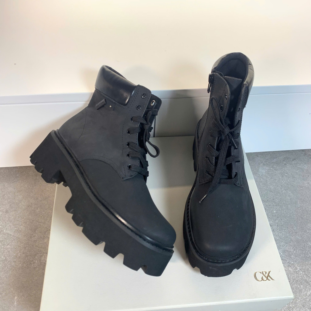 รองเท้า CNK คอปกแขนสั้น หัวกลม พื้นหยัก - คุณภาพแท้