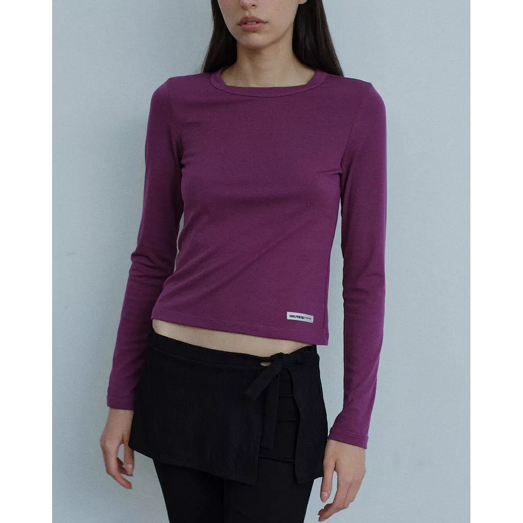 Girlfriend Comfort - Emma Long Sleeve Tee - เสื้อแขนยาว (มี 7 สีให้เลือก)