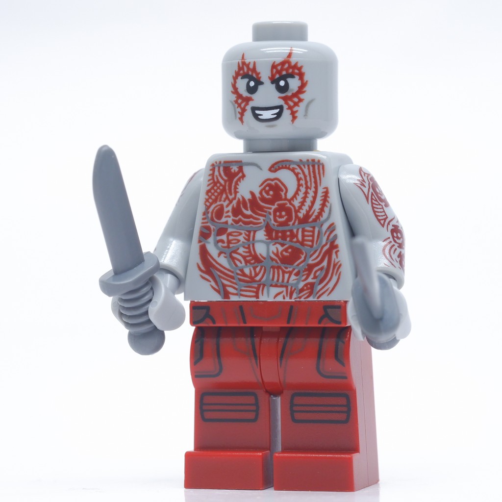 Ploybrick |instock| Drax Dark Red Pants จากชุด 76286 | Marvel Authentic 100%