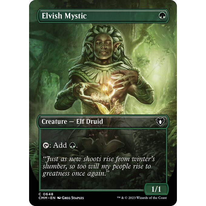 เวทมนตร์: The Gathering - Commander Masters - Elvish Mystic (648)
