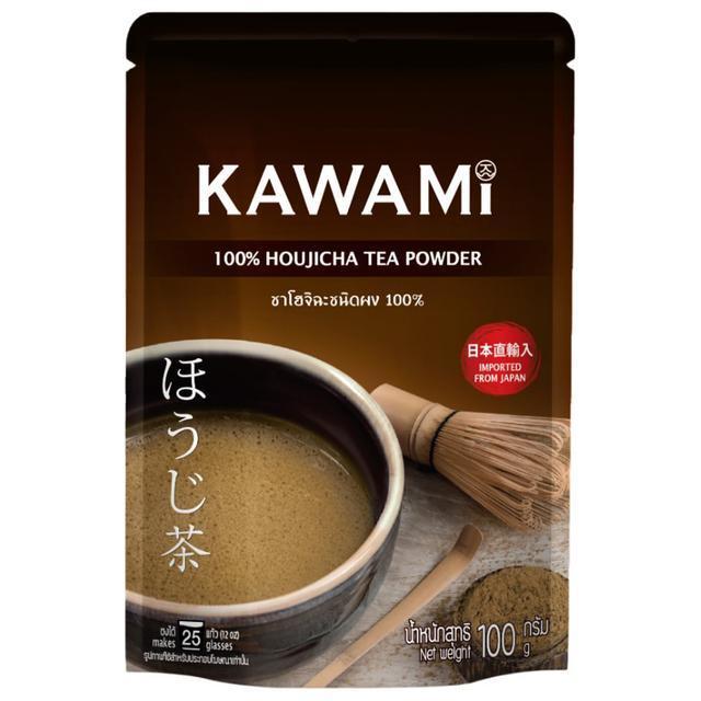 🌷 คาวามิชาโฮจิฉะชนิดผง 100กรัม 🍃 8859479402868 🌻 Kawami Houjicha Tea Powder 100g. 🌿 ของแห้งและเครื่อ