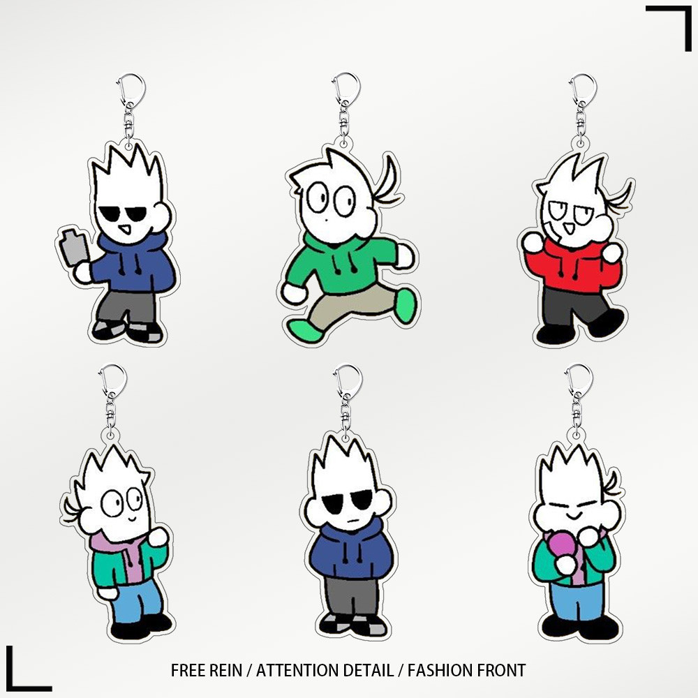 จัดส่งไว Eddsworld พวงกุญแจ อะคริลิก