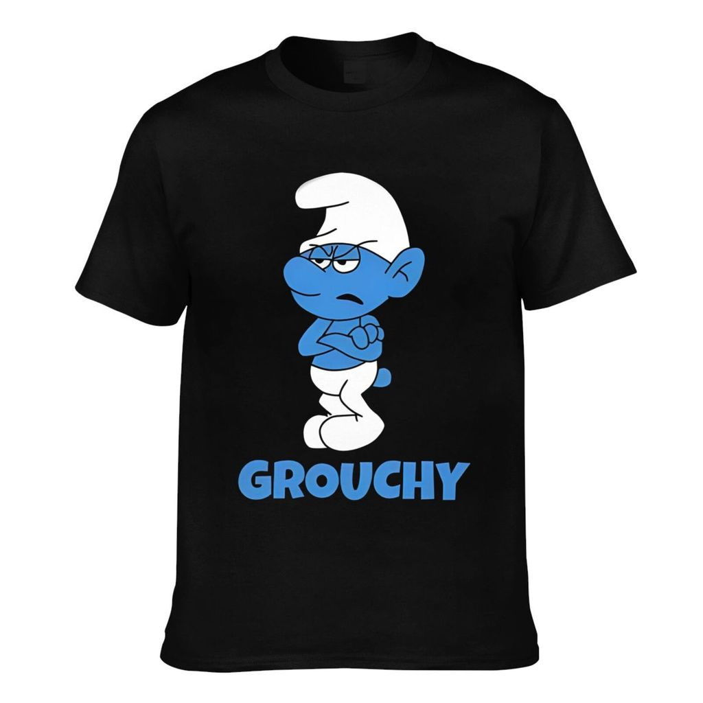 คุณภาพดี Grouchy Smurf Mens Cool T-Shirt