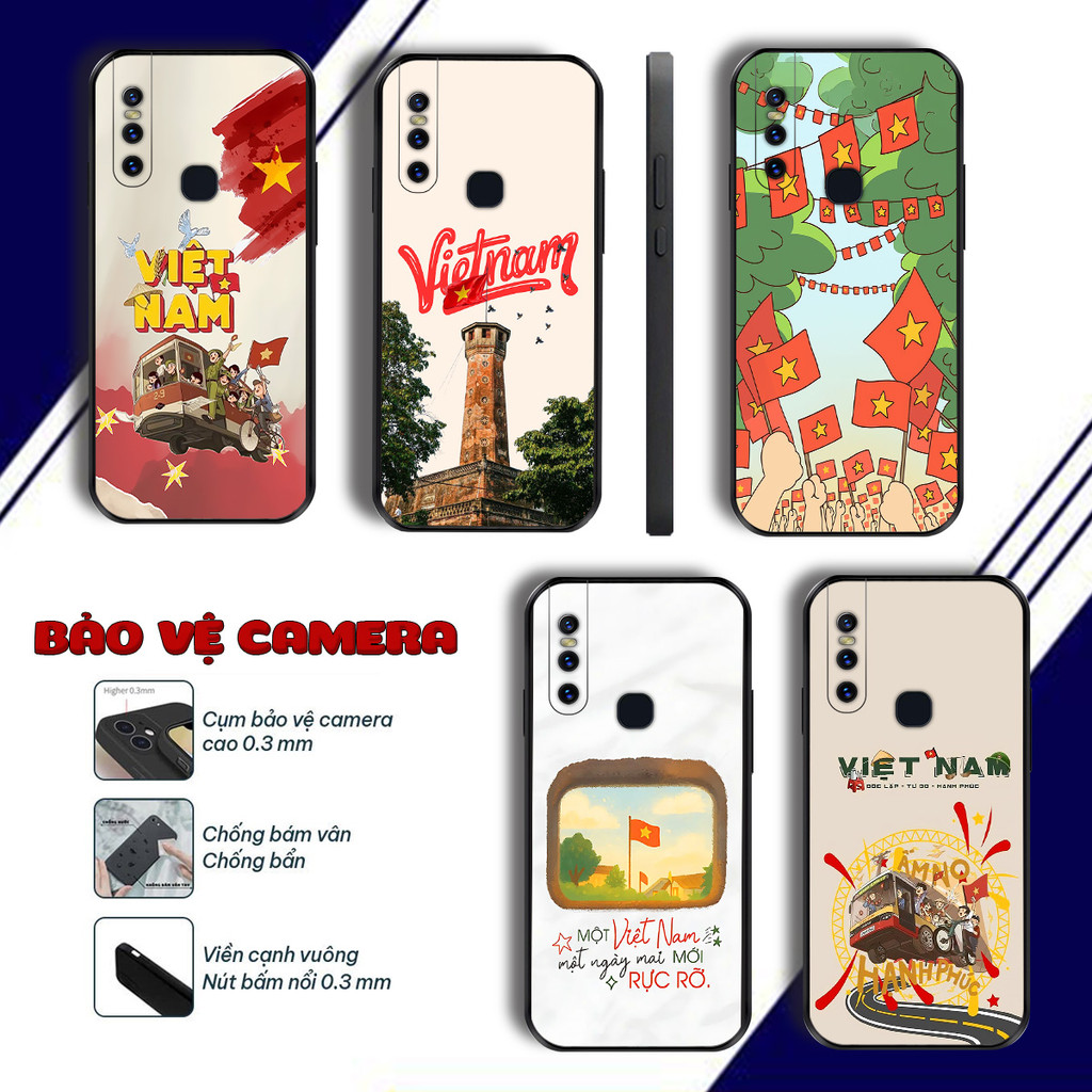 เคส Vivo V15, V15 Pro, V17 Pro เวียดนามรักธงแดง