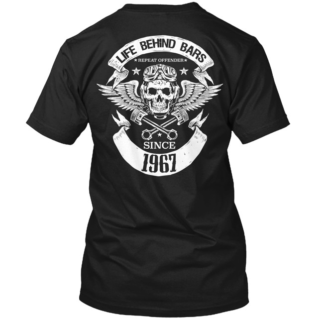 เสื้อยืด Life Behind Bars 1967