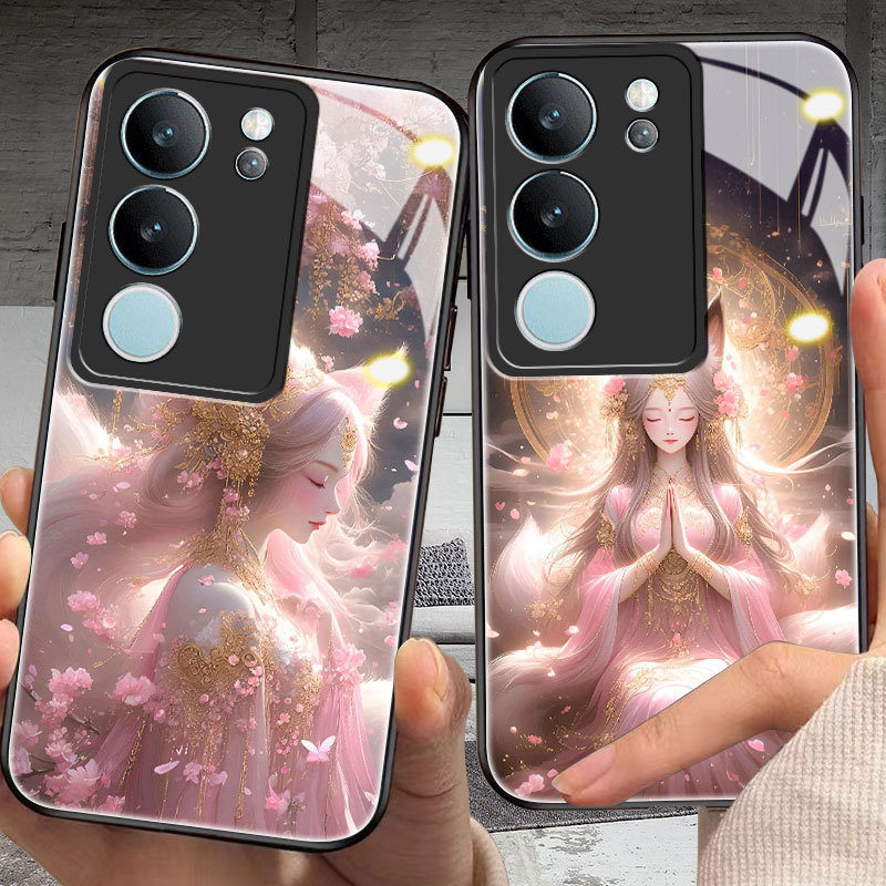 Fansy Casing for vivo v29/e,v30/e,v40/v50/lite,v11i,v15,v17,v19,v20/se,v21/e,v23/e,v25/e,v2pro,i,i,i