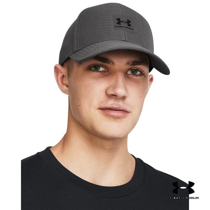 Under Armour หมวกแก๊ปทรงกระชับสำหรับผู้ชาย UA ArmourVent Stretch