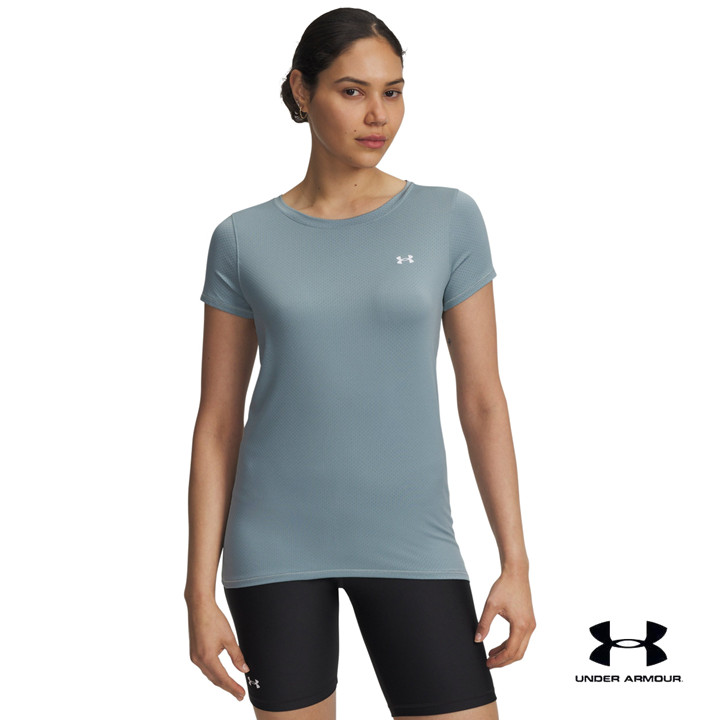 Under Armour เสื้อแขนสั้นสำหรับผู้หญิง HeatGear® Armour