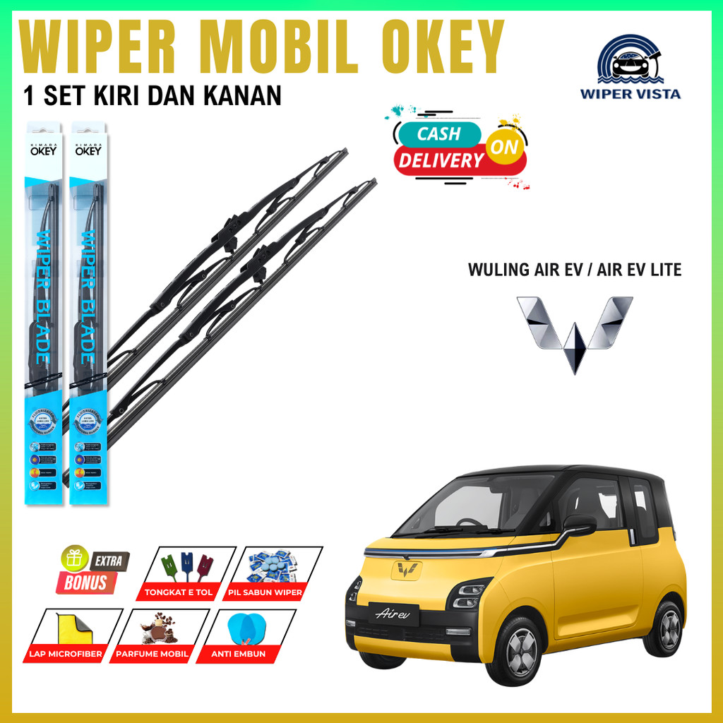 Wuling Air Ev Conventional ที่ปัดน้ําฝนกระจกรถยนต์ฟรี 5 โบนัส