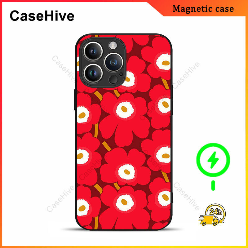 เคสโทรศัพท์ดอกไม้สําหรับ iPhone 17 Pro Max / iPhone 16 Pro Max / 15 Pro Max / 13 / Samsung Galaxy S2
