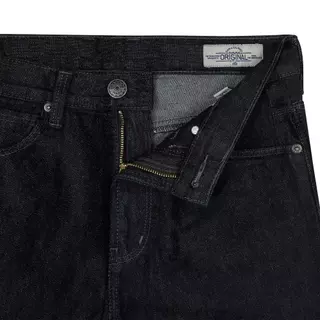 HARA HMR1-9016-02 Midnight Wide Regular fit jeans กางเกงยีนส์ มิดไนท์ ด้ายเทา ขากระบอก 9 นิ้ว Midnight Classic