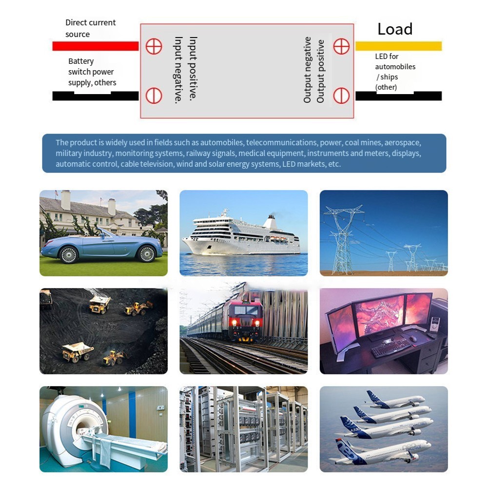 ขายดีที่สุดStep-down Power Transformer 5-32V ถึง 3V–27V 5A DC Power Converter สําหรับสกู๊ตเตอร์