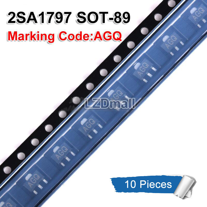 10pcs 2SA1797 SOT-89 เครื่องหมาย AGQ AG PNP -50V/2A SMD ทรานซิสเตอร์ใหม่เดิม
