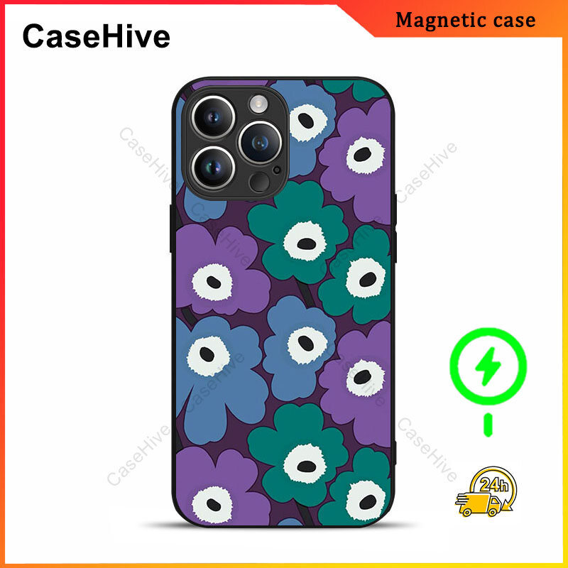 เคสโทรศัพท์ดอกไม้สําหรับ iPhone 17 Pro Max / iPhone 16 Pro Max / 15 Pro Max / 13 / Samsung Galaxy S2