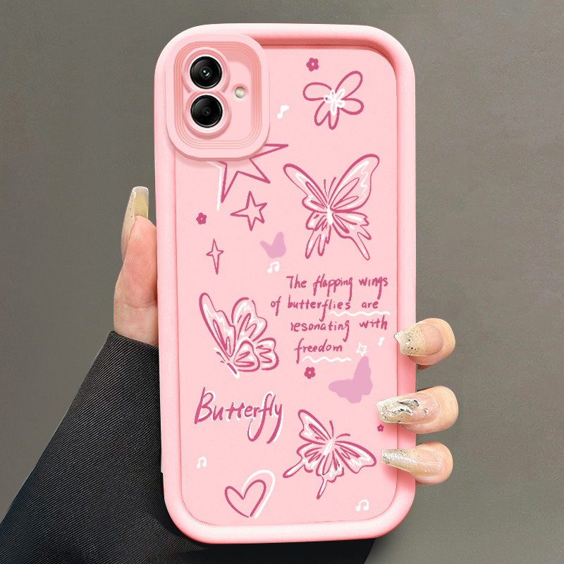เคส Hp สําหรับ Samsung Galaxy A04 A04E A04s M04 F04 เคส Cesing เคสป้องกันซิลิโคนนุ่มเคสใหม่ที่วาดด้ว