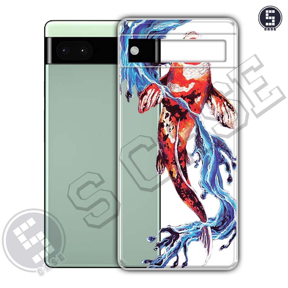 เคสสําหรับ Google Pixel 6 Pro Pixel 6A Pixel 6 หลายรุ่น SLC23 คลื่นญี่ปุ่น