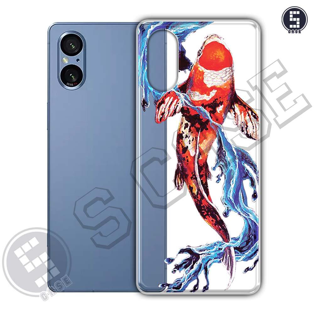 เคสสําหรับ Sony Xperia 5 V, Xperia 5 Mark 5 หลายรุ่น SLC23 คลื่นญี่ปุ่น