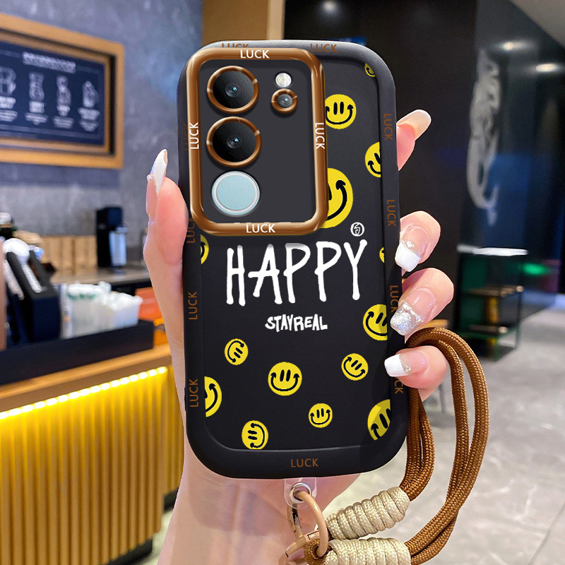เคส VIVO V29 5G V29E 5G V29 Pro 5G พร้อมเชือกเส้นเล็กสร้างสรรค์