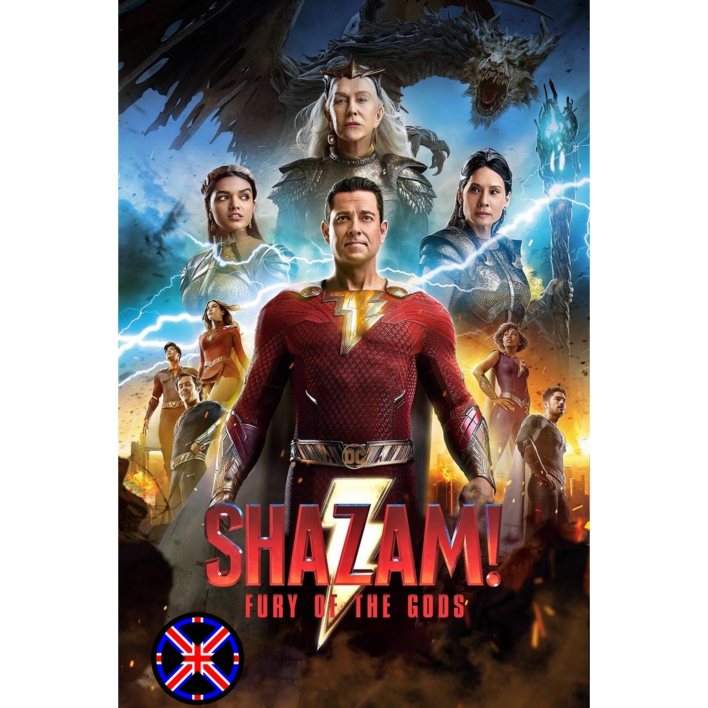 DVD Movie ซาวด์แทร็กไทย Shazam! Fury of the Gods (2023) ชาแซม! จุดเดือดเทพเจ้า