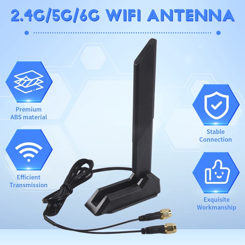 WiFi 6E เสาอากาศ 2T2R 2.4G/5G/6G สําหรับ Asus ROG B660 H670 M13H Z690 เมนบอร์ด