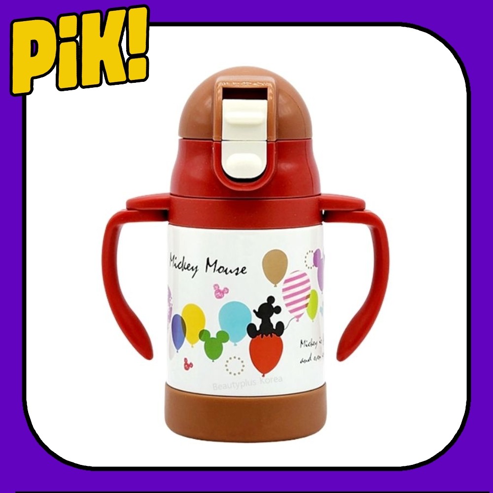 <SKATER> แก้วมัคสแตนเลสฟางสองหู 240ml STWM3