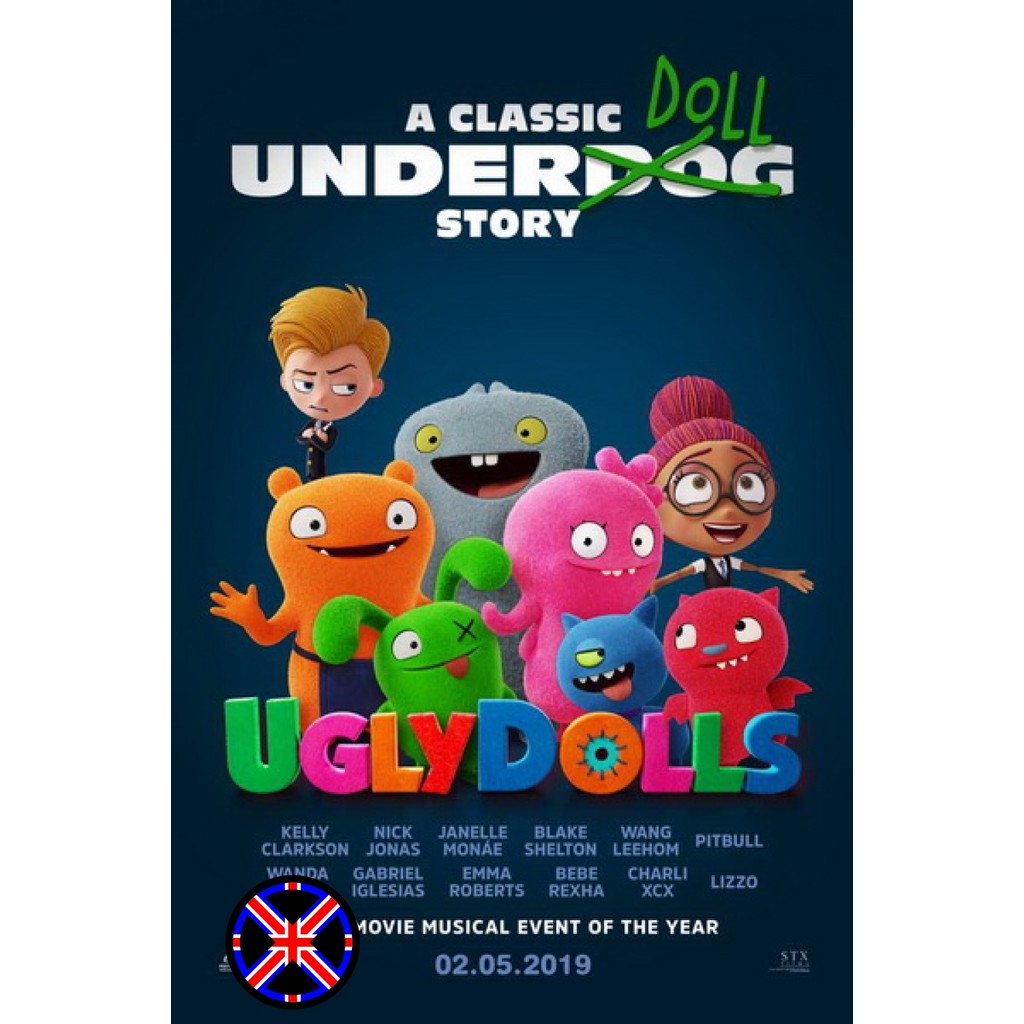 ดีวีดี Cartoon ไทยล้วน UglyDolls ผจญแดนตุ๊กตามหัศจรรย์
