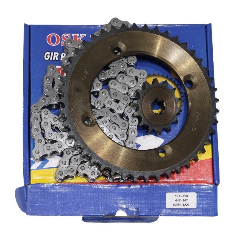 ชุดโซ่ OSK KLX-150 428H-122L (44T-14T)