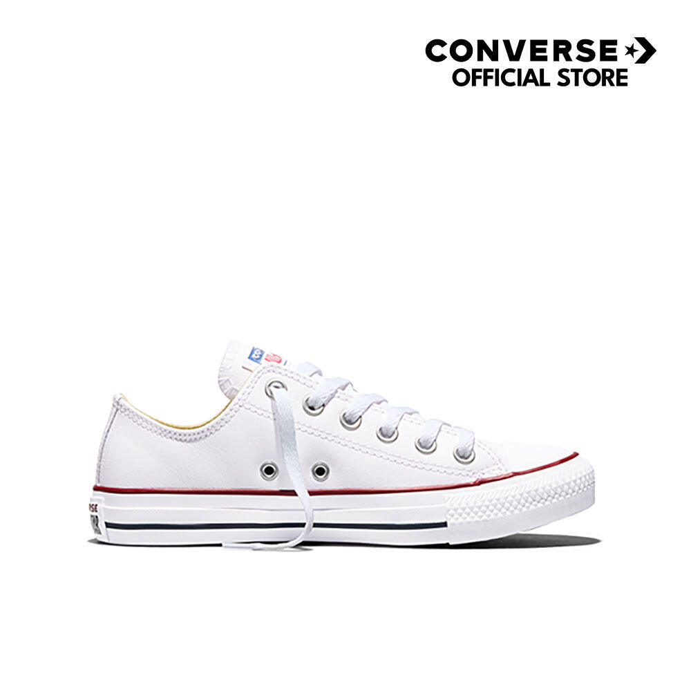 CONVERSE รองเท้า ALL STAR LEATHER OX WHITE UNISEX 132173CU_U5WTXX