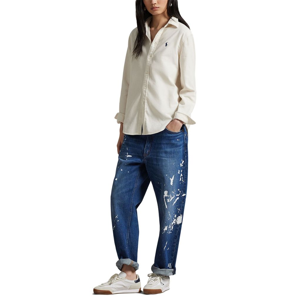 Polo Ralph Lauren เสื้อเชิ้ตผู้หญิง รุ่น WMPOSHTNDO20988 สีขาว - รูปที่ 3